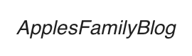 ApplesFamilyBlog